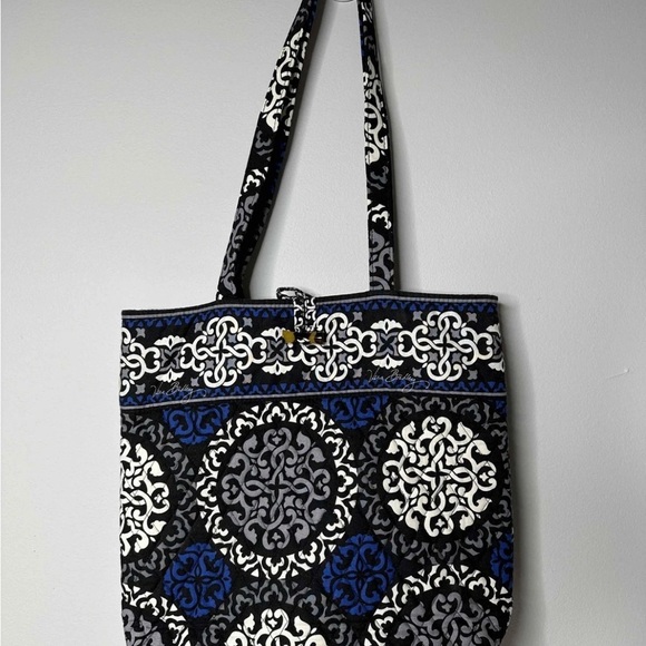Vera Bradley Canterberry Cobalt Tote Bag - Picture 5 of 10